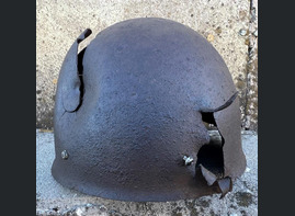 Finnish helmet M40 / from Karelia 