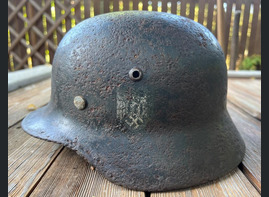 Wehrmacht helmet M35 DD / from Kursk