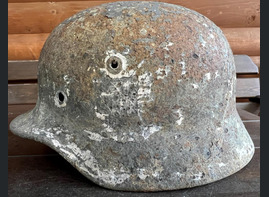 German helmet M40 / from Murmansk