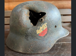 German helmet M35 DD / from Stalingrad