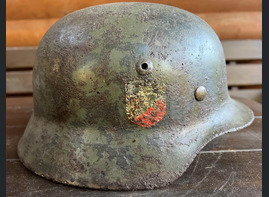 Wehrmacht helmet M35 DD / from Stalingrad