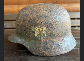 German helmet M40 / from Leningrad 