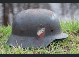 Wehrmacht helmet M35 DD / from Leningrad