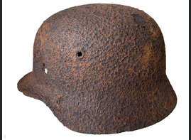 German helmet M40 / from Leningrad 