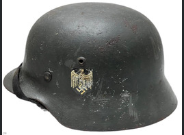 Wehrmacht helmet M35 / from Smolensk