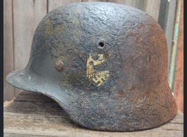 Wehrmacht helmet M40 / from Kalinin