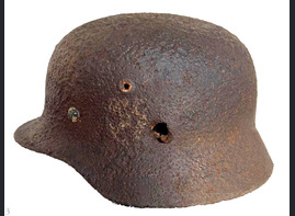 German helmet M40 / from Leningrad 