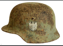 Wehrmacht helmet M35 / from Kursk