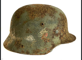 Wehrmacht helmet M35 / from Kursk