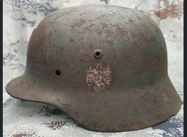 Wehrmacht helmet M35 / from Kalinin