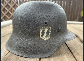 Waffen SS helmet M42 / from Demyansk