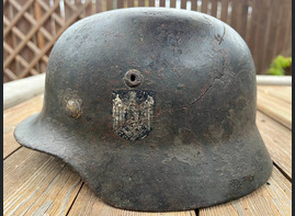 Wehrmacht helmet M35 DD / from Novgorod