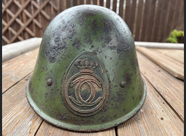 Romanian helmet / from Stalingrad