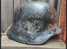 German helmet M40 / from Kalinin