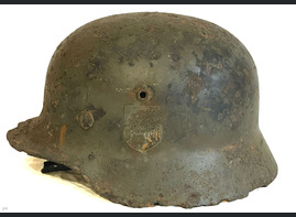 Wehrmacht helmet M35 / from Karelia