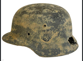 Wehrmacht helmet M35 / from Rzhev