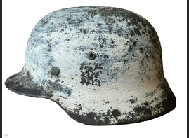 Winter camo helmet M35 / from Leningrad