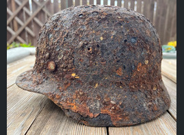 German helmet M40 / from Stalingrad 