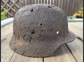 German helmet M40 / from Stalingrad 