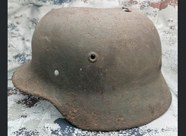 German helmet M40 / from Stalingrad