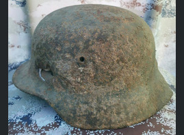 German helmet M40 / from Stalingrad