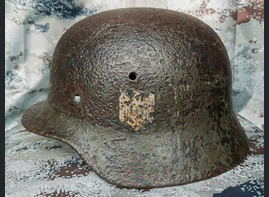 Wehrmacht helmet M40 / from Kursk