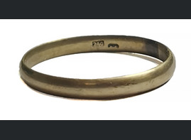 German gold wedding ring / from Belgorod