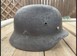 Wehrmacht helmet M40 / from Demyansk