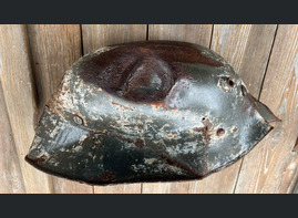 German helmet M17 / from Leningrad