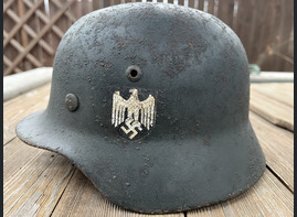 Wehrmacht helmet M35 DD / from Stalingrad