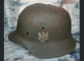 Wehrmacht helmet M42 / from Novgorod