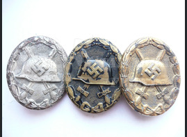 Wound Badges of three degrees