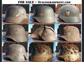 New Wehrmacht helmets from Stalingrad