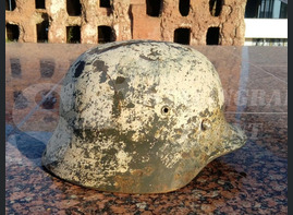Steel helmet M40 from "Airport Pitomnik"