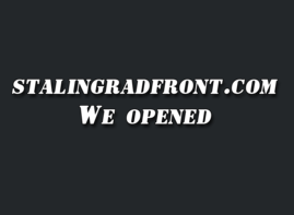 The opening of the site stalingradfront.com