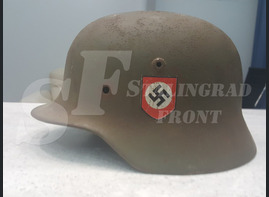 Steel helmet M-35 Kuzmichi village [Restoration]