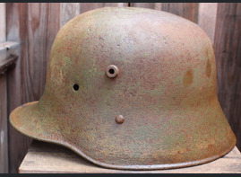 German helmet M17 / from Leningrad