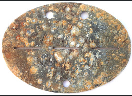 Dogtag 3./Ers. A.R.7 / from Stalingrad