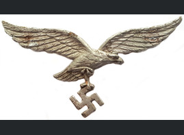 Luftwaffe officer's visor cap eagle / from Stalingrad