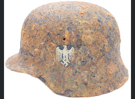 Wehrmacht helmet helmet M40 / from Stalingrad