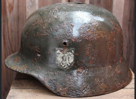 Wehrmacht helmet M35 DD / from Kalinin