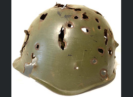Soviet helmet SSh-40 / from Leningrad