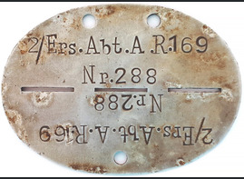Dogtag 2/Ers.Abt.A.R.169 / from Stalingrad