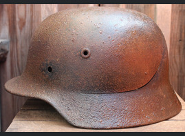 German helmet M40 / from Pskov