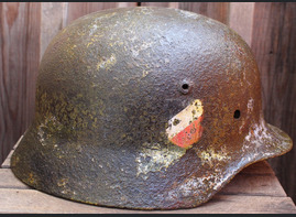 Luftwaffe helmet M35 DD / from Novgorod