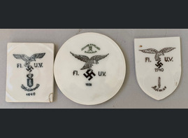 The bottom of the broken German Luftwaffe cookware
