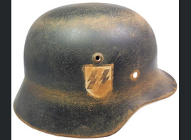 Waffen SS helmet M35 DD / Restoration