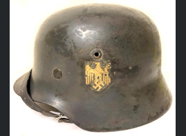 Wehrmacht helmet M35 / from Velikiy Novgorod