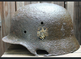 Wehrmacht helmet M35 DD / from Vyazma