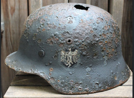 Wehrmacht helmet M35 DD / from Novgorod